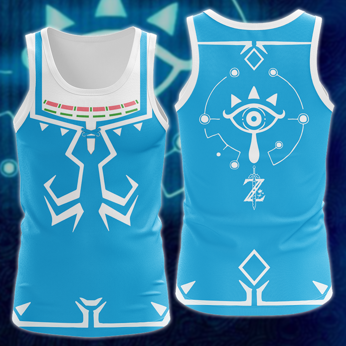 The legend of Zelda Breath of the Wild Cosplay Video Game 3D All Over Print T-shirt Tank Top Zip Hoodie Pullover Hoodie Hawaiian Shirt Beach Shorts Jogger Tank Top