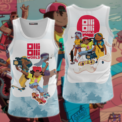 OlliOlli World 3D All Over Print T-shirt Tank Top Zip Hoodie Pullover Hoodie Hawaiian Shirt Beach Shorts Jogger Tank Top
