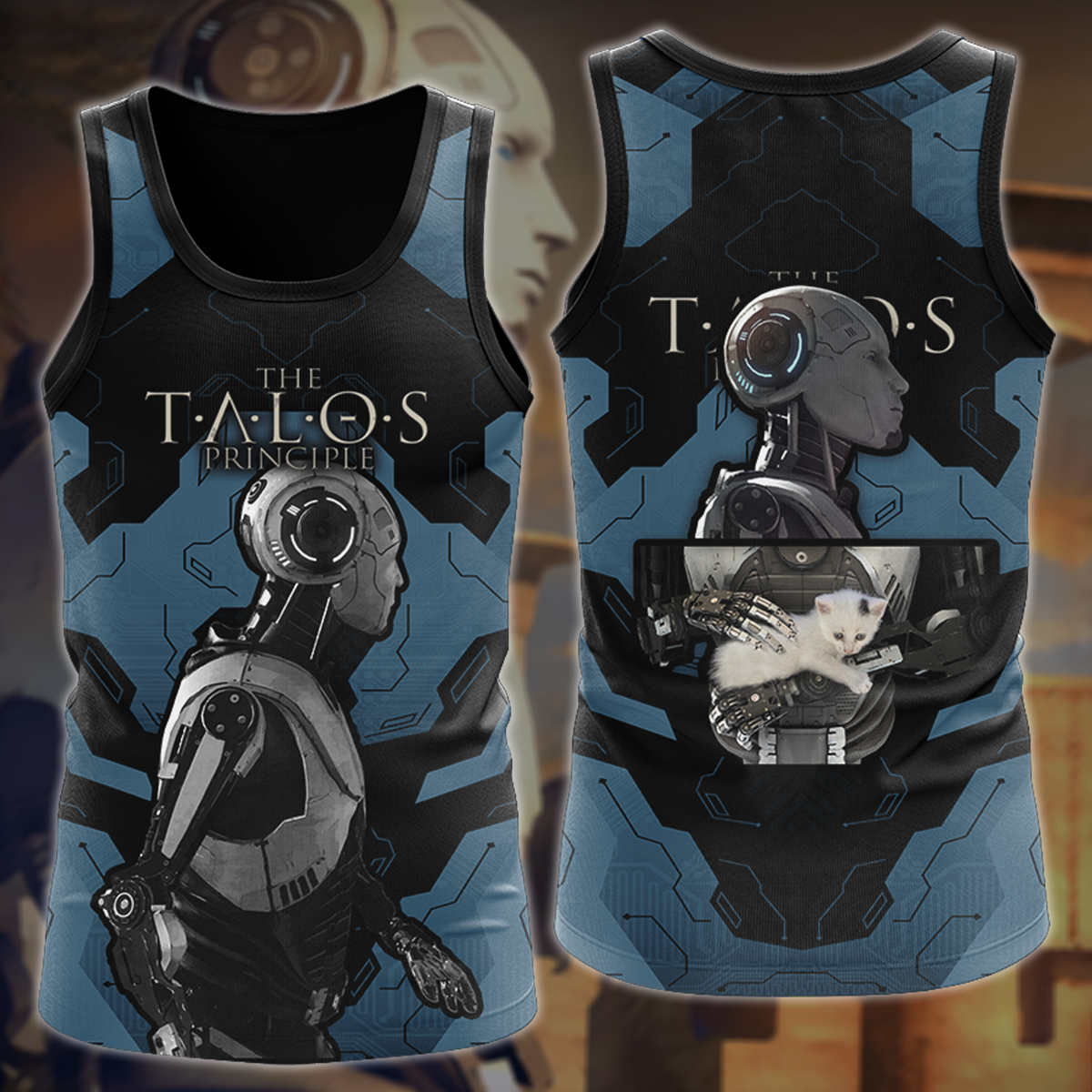 Talos Principle Video Game 3D All Over Printed T-shirt Tank Top Zip Hoodie Pullover Hoodie Hawaiian Shirt Beach Shorts Jogger Tank Top