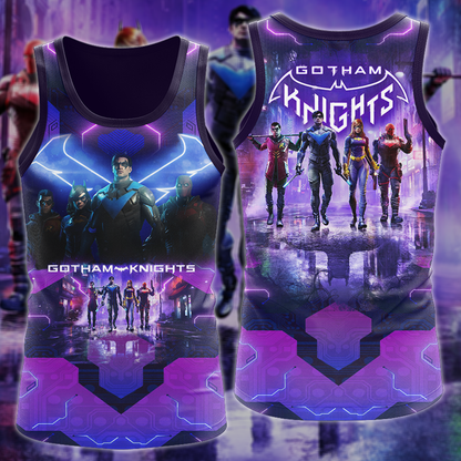 Gotham Knights 2022 Video Game 3D All Over Print T-shirt Tank Top Zip Hoodie Pullover Hoodie Hawaiian Shirt Beach Shorts Jogger Tank Top