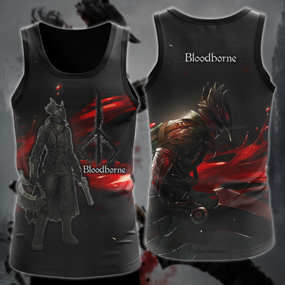 Bloodborne Video Game 3D All Over Printed T-shirt Tank Top Zip Hoodie Pullover Hoodie Hawaiian Shirt Beach Shorts Jogger Tank Top