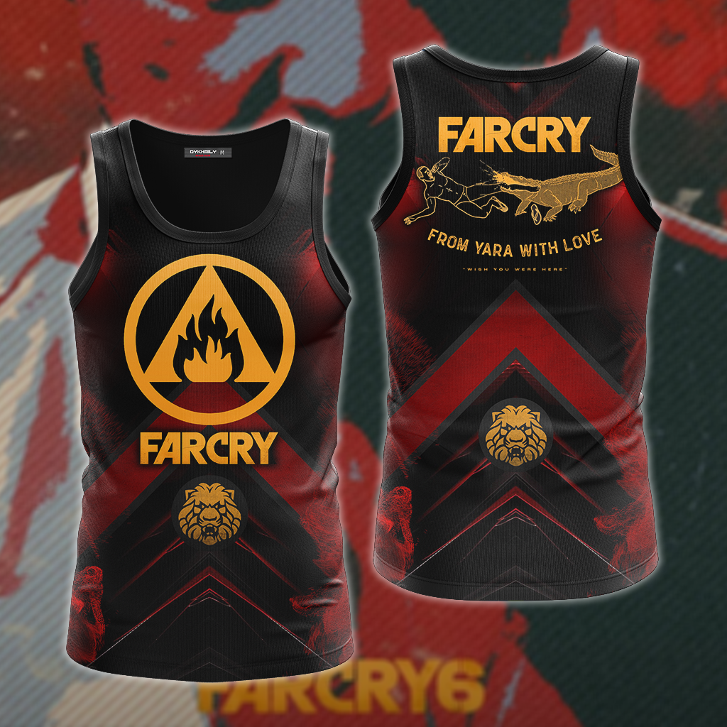 Farcry 6 3D All Over Print T-shirt Tank Top Zip Hoodie Pullover Hoodie Hawaiian Shirt Beach Shorts Jogger Tank Top
