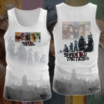 Shadow Tactics: Blade of the Shogun Video Game 3D All Over Printed T-shirt Tank Top Zip Hoodie Pullover Hoodie Hawaiian Shirt Beach Shorts Jogger Tank Top