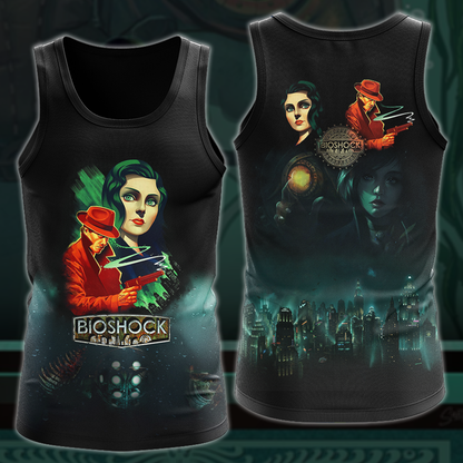 BioShock Video Game 3D All Over Printed T-shirt Tank Top Zip Hoodie Pullover Hoodie Hawaiian Shirt Beach Shorts Jogger Tank Top