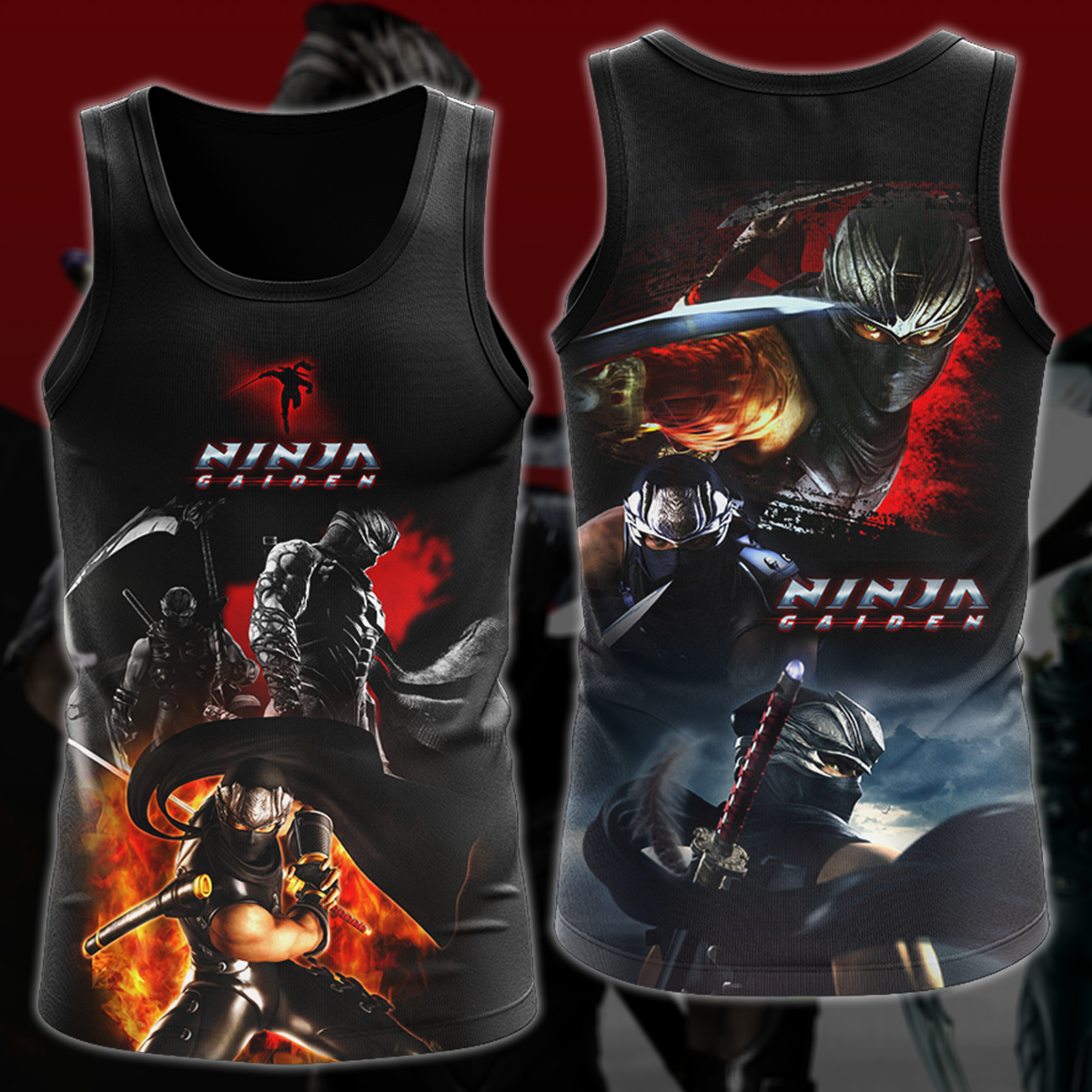 Ninja Gaiden Video Game 3D All Over Print T-shirt Tank Top Zip Hoodie Pullover Hoodie Hawaiian Shirt Beach Shorts Jogger Tank Top