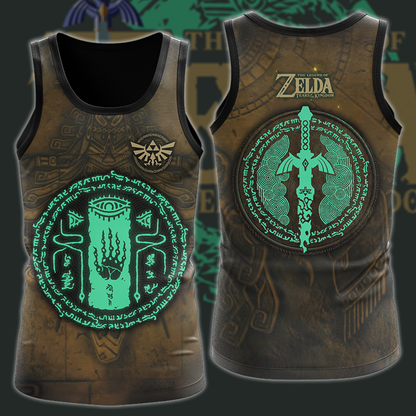 The Legend of Zelda: Tears of the Kingdom Video Game 3D All Over Printed T-shirt Tank Top Zip Hoodie Pullover Hoodie Hawaiian Shirt Beach Shorts Jogger Tank Top