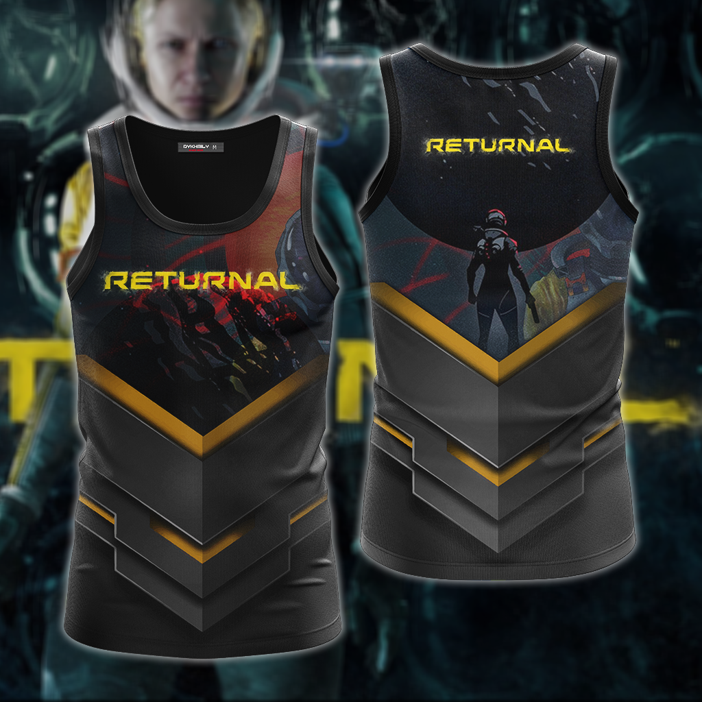Returnal 3D All Over Print T-shirt Tank Top Zip Hoodie Pullover Hoodie Hawaiian Shirt Beach Shorts Jogger Tank Top