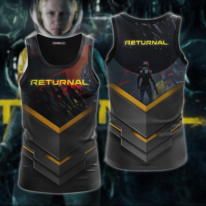 Returnal 3D All Over Print T-shirt Tank Top Zip Hoodie Pullover Hoodie Hawaiian Shirt Beach Shorts Jogger Tank Top