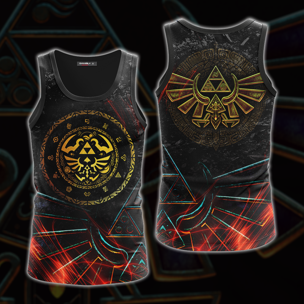 The Legend of Zelda All Over Print T-shirt Tank Top Zip Hoodie Pullover Hoodie Hawaiian Shirt Tank Top