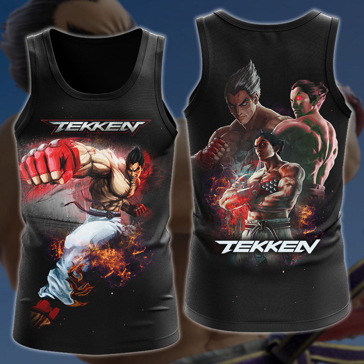 Tekken Kazuya Mishima Video Game 3D All Over Print T-shirt