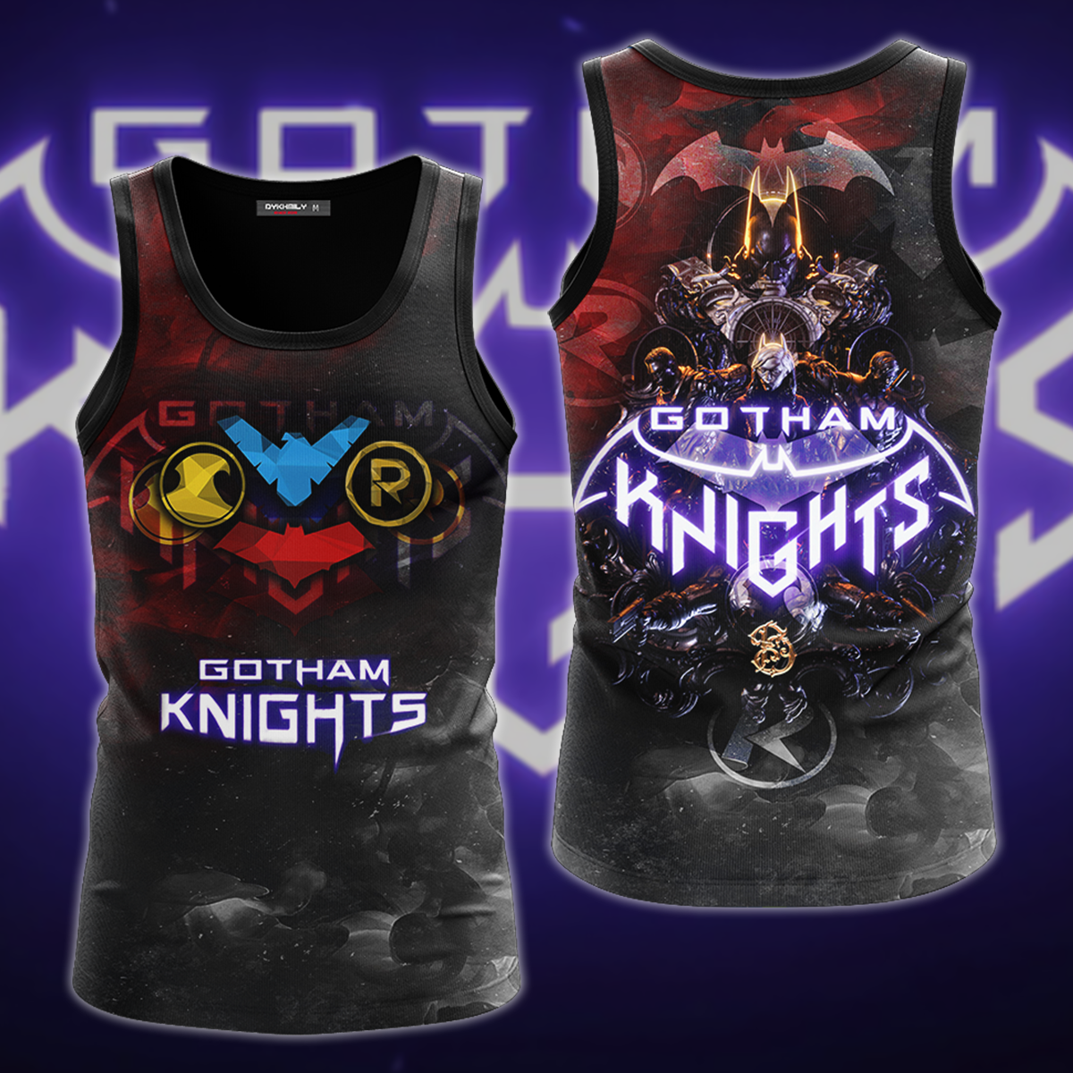 Gotham Knights 3D All Over Print T-shirt Tank Top Zip Hoodie Pullover Hoodie Hawaiian Shirt Beach Shorts Jogger Tank Top