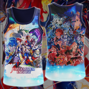 Fire Emblem Engage Video Game 3D All Over Printed T-shirt Tank Top Zip Hoodie Pullover Hoodie Hawaiian Shirt Beach Shorts Jogger Tank Top S 