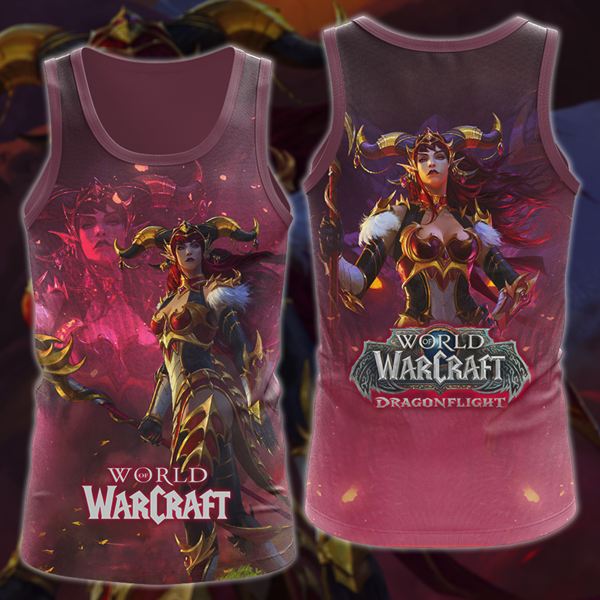 World of Warcraft: Dragonflight Video Game 3D All Over Printed T-shirt Tank Top Zip Hoodie Pullover Hoodie Hawaiian Shirt Beach Shorts Jogger Tank Top