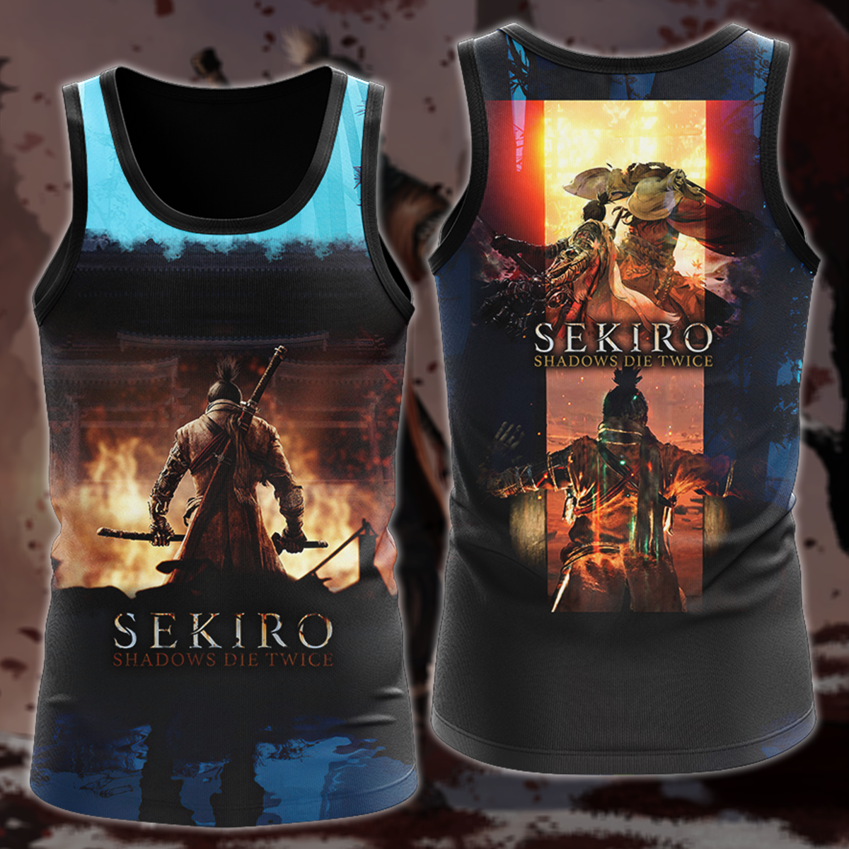Sekiro: Shadows Die Twice Video Game 3D All Over Printed T-shirt Tank Top Zip Hoodie Pullover Hoodie Hawaiian Shirt Beach Shorts Jogger Tank Top