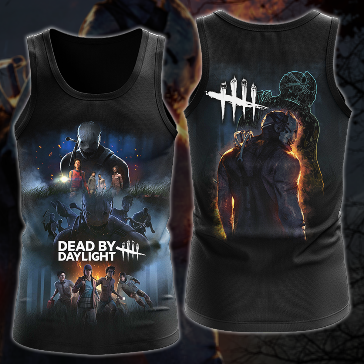Dead by Daylight Video Game 3D All Over Printed T-shirt Tank Top Zip Hoodie Pullover Hoodie Hawaiian Shirt Beach Shorts Jogger Tank Top