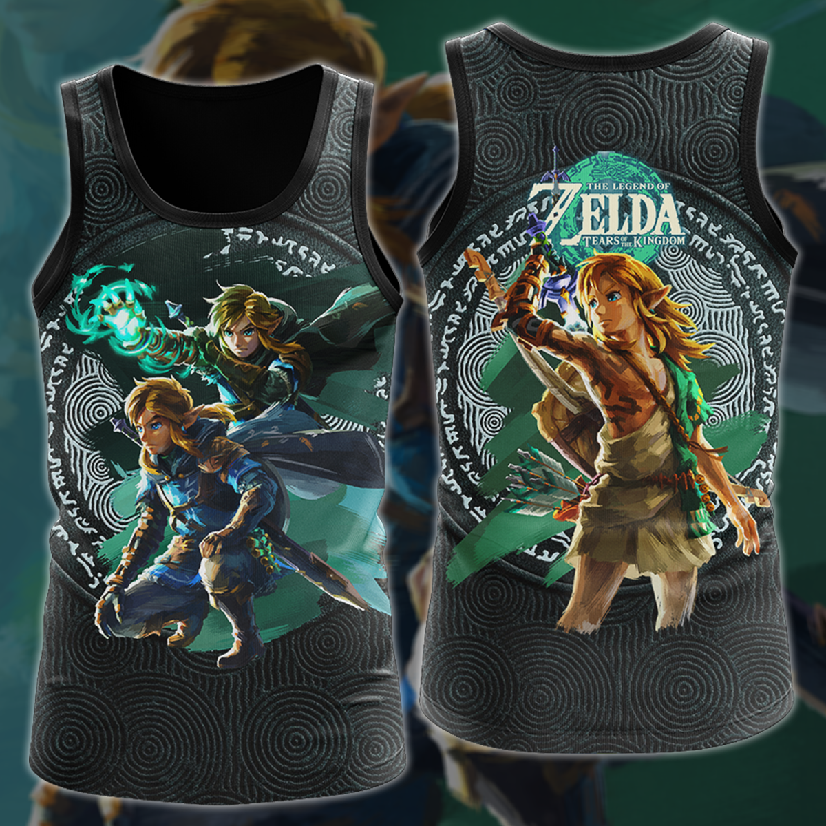 The Legend of Zelda: Tears of the Kingdom Video Game 3D All Over Printed T-shirt Tank Top Zip Hoodie Pullover Hoodie Hawaiian Shirt Beach Shorts Jogger Tank Top