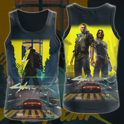 Cyberpunk 2077 Video Game 3D All Over Print T-shirt Tank Top Zip Hoodie Pullover Hoodie Hawaiian Shirt Beach Shorts Jogger Tank Top
