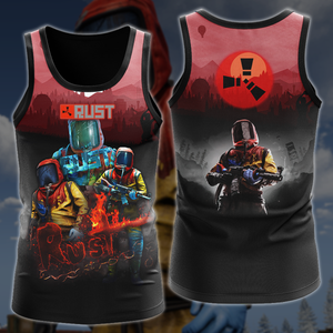 Rust Video Game 3D All Over Printed T-shirt Tank Top Zip Hoodie Pullover Hoodie Hawaiian Shirt Beach Shorts Jogger Tank Top S 