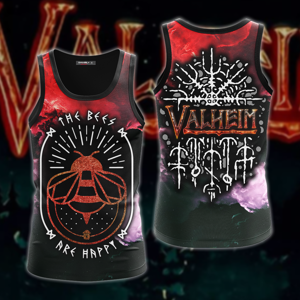 Valheim All 3D Over Print T-shirt Tank Top Zip Hoodie Pullover Hoodie Hawaiian Shirt Beach Shorts Jogger Tank Top