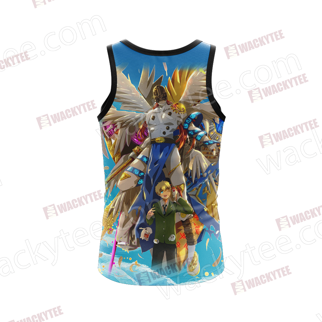 Digimon Takaishi Takeru And Angemon Unisex 3D T-shirt