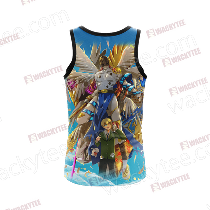 Digimon Takaishi Takeru And Angemon Unisex 3D T-shirt