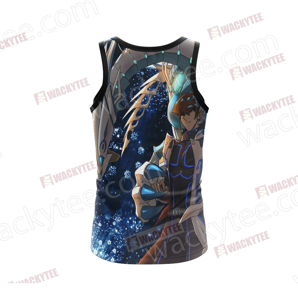 Yu Gi Oh! Seto Kaiba And Blue-eyes White Dragon Unisex 3D T-shirt