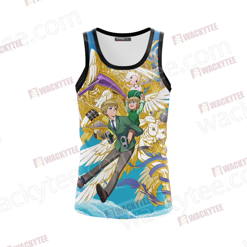 Digimon Takaishi Takeru And Angemon Unisex 3D T-shirt