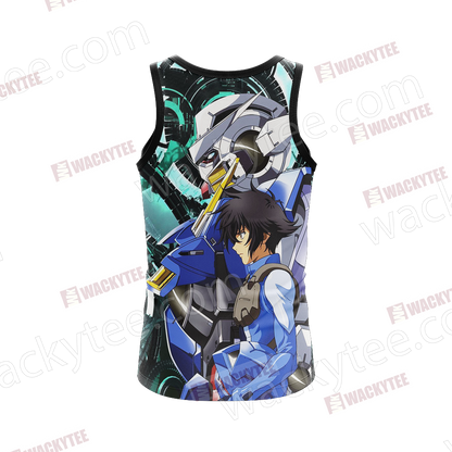 Mobile Suit Gundam Setsuna F. Seiei And The Exia Gundam 3D T-shirt