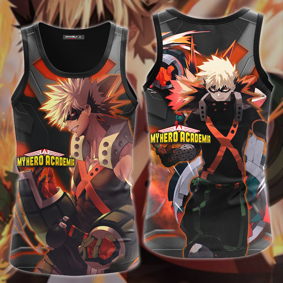 My Hero Academia Bakugou 3D All Over Print T-shirt Tank Top Zip Hoodie Pullover Hoodie Hawaiian Shirt Beach Shorts Jogger Tank Top