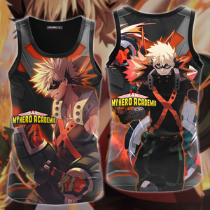 My Hero Academia Bakugou 3D All Over Print T-shirt Tank Top Zip Hoodie Pullover Hoodie Hawaiian Shirt Beach Shorts Jogger Tank Top S 