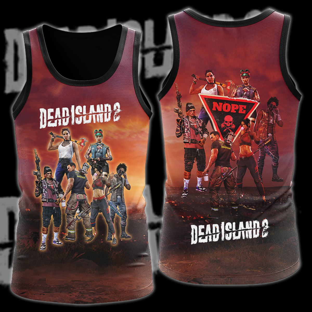 Dead Island 2 Video Game 3D All Over Printed T-shirt Tank Top Zip Hoodie Pullover Hoodie Hawaiian Shirt Beach Shorts Jogger Tank Top