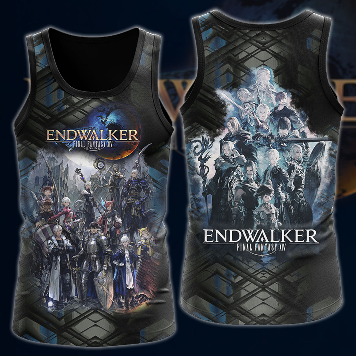 Final Fantasy XIV: Endwalker Video Game 3D All Over Printed T-shirt Tank Top Zip Hoodie Pullover Hoodie Hawaiian Shirt Beach Shorts Jogger Tank Top