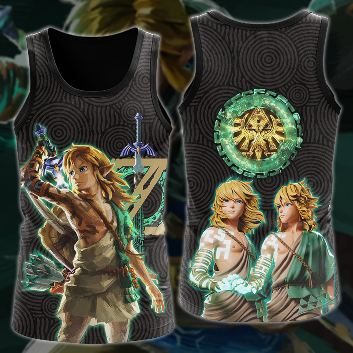 The Legend of Zelda: Tears of the Kingdom Video Game 3D All Over Printed T-shirt Tank Top Zip Hoodie Pullover Hoodie Hawaiian Shirt Beach Shorts Jogger Tank Top