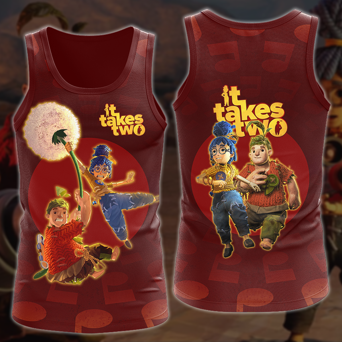 It Takes Two Video Game 3D All Over Printed T-shirt Tank Top Zip Hoodie Pullover Hoodie Hawaiian Shirt Beach Shorts Jogger Tank Top