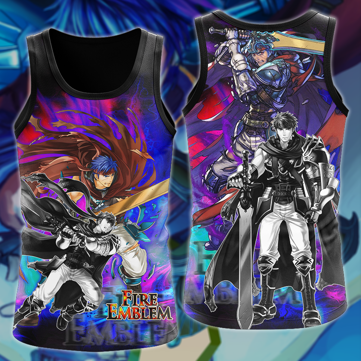 Fire Emblem: Path of Radiance - Ike Video Game 3D All Over Print T-shirt Tank Top Zip Hoodie Pullover Hoodie Hawaiian Shirt Beach Shorts Jogger Tank Top