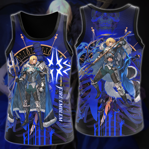 Fire Emblem Dimitri Video Game 3D All Over Printed T-shirt Tank Top Zip Hoodie Pullover Hoodie Hawaiian Shirt Beach Shorts Jogger Tank Top S 