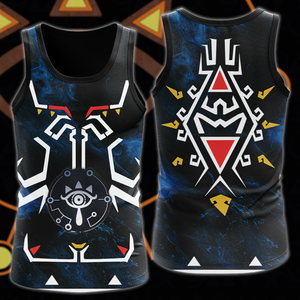 The legend of Zelda Breath of the Wild Video Game 3D All Over Print T-shirt Tank Top Zip Hoodie Pullover Hoodie Hawaiian Shirt Beach Shorts Jogger Tank Top S 