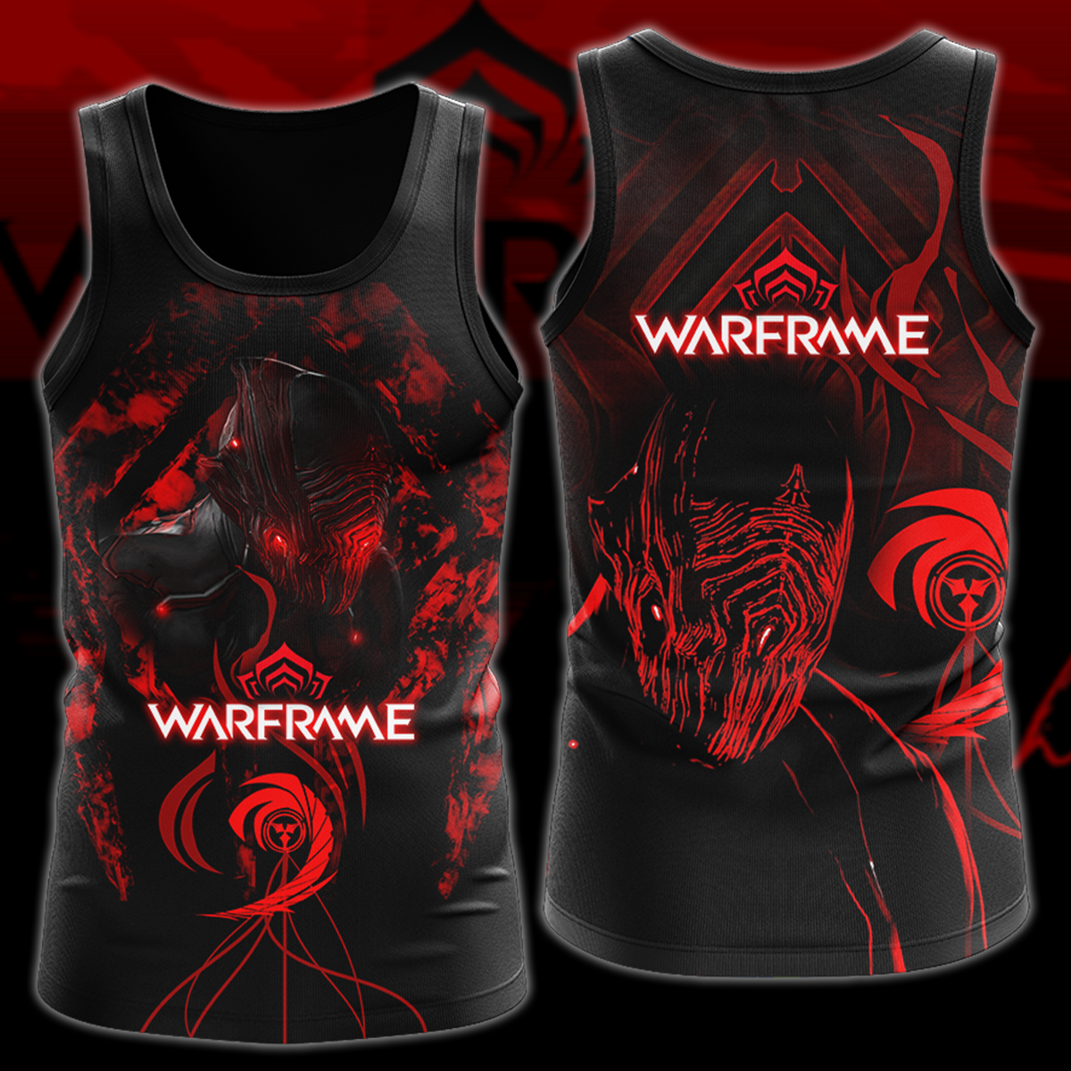 Warframe Video Game 3D All Over Printed T-shirt Tank Top Zip Hoodie Pullover Hoodie Hawaiian Shirt Beach Shorts Joggers Tank Top