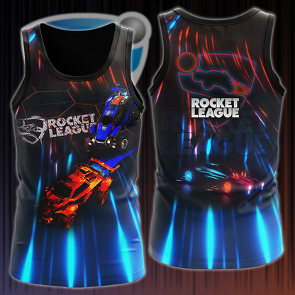 Rocket League Video Game 3D All Over Print T-shirt Tank Top Zip Hoodie Pullover Hoodie Hawaiian Shirt Beach Shorts Jogger Tank Top