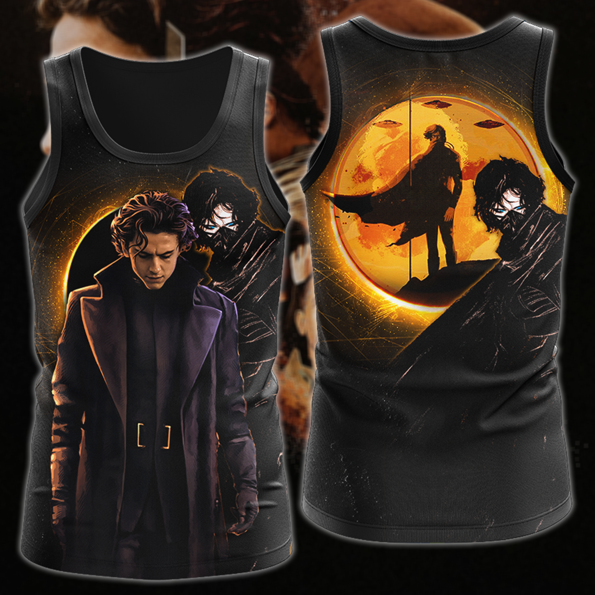 Dune 3D All Over Print T-shirt Tank Top Zip Hoodie Pullover Hoodie Hawaiian Shirt Beach Shorts Jogger Tank Top