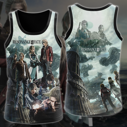 Resonance of Fate Video Game 3D All Over Printed T-shirt Tank Top Zip Hoodie Pullover Hoodie Hawaiian Shirt Beach Shorts Jogger Tank Top