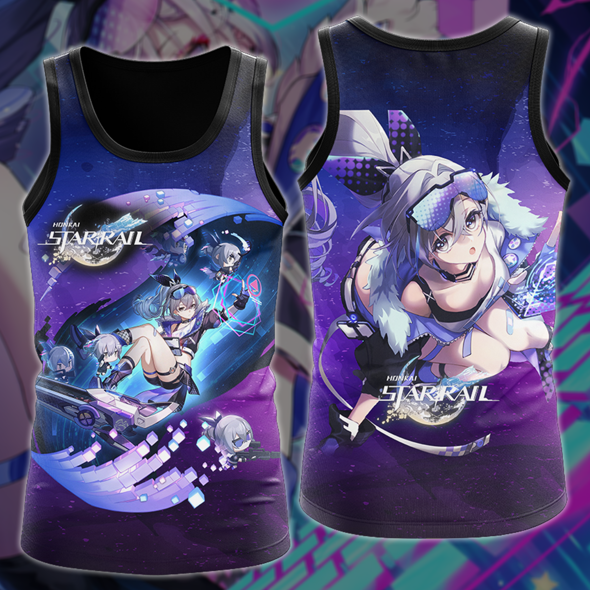 Honkai Star Rail Video Game 3D All Over Printed T-shirt Tank Top Zip Hoodie Pullover Hoodie Hawaiian Shirt Beach Shorts Jogger Tank Top