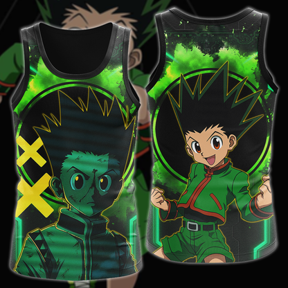 Hunter x Hunter Gon 3D All Over Print T-shirt Tank Top Zip Hoodie Pullover Hoodie Hawaiian Shirt Beach Shorts Jogger Tank Top