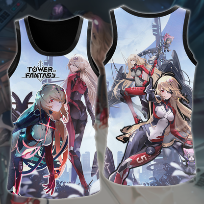 Tower Of Fantasy Video Game 3D All Over Printed T-shirt Tank Top Zip Hoodie Pullover Hoodie Hawaiian Shirt Beach Shorts Jogger Tank Top