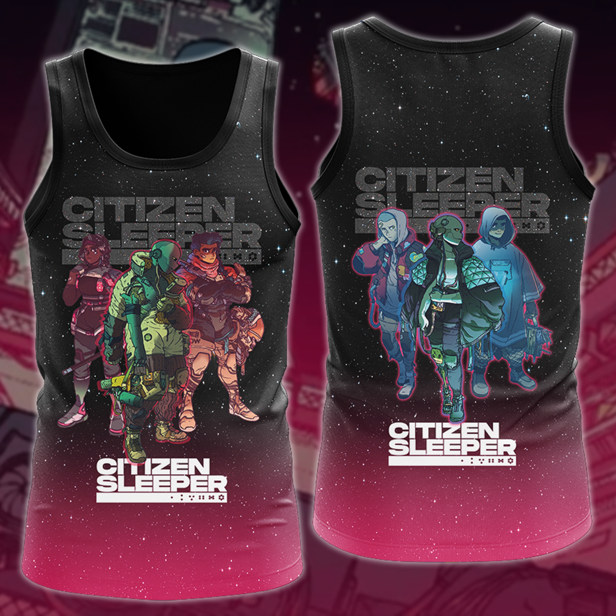 Citizen Sleeper Video Game 3D All Over Printed T-shirt Tank Top Zip Hoodie Pullover Hoodie Hawaiian Shirt Beach Shorts Jogger Tank Top