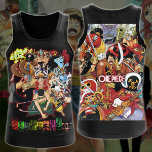 One Piece Straw Hat Pirates Anime Manga 3D All Over Print T-shirt Tank Top Zip Hoodie Pullover Hoodie Hawaiian Shirt Beach Shorts Jogger Tank Top S 