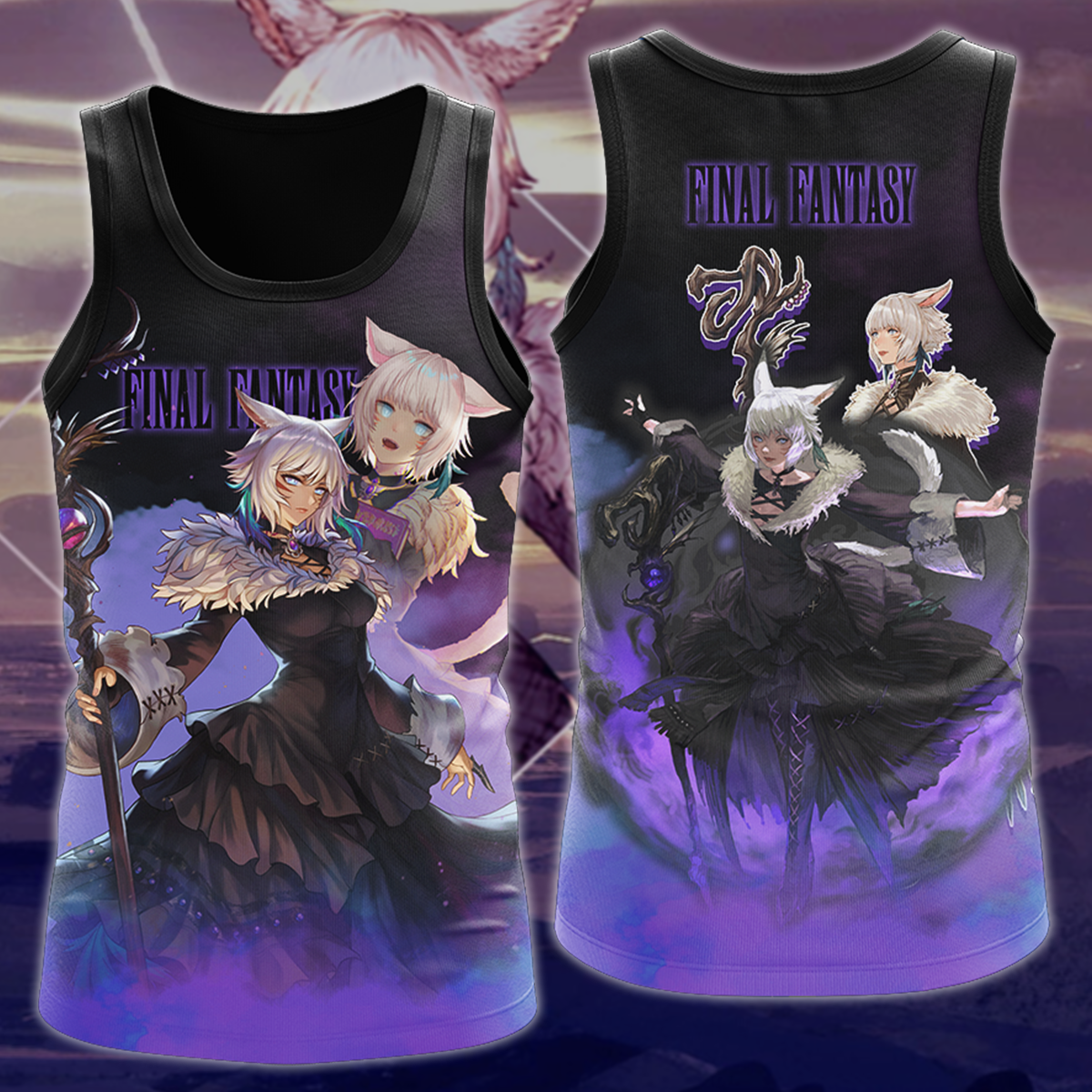 Final Fantasy XIV Y'shtola Video Game 3D All Over Print T-shirt Tank Top Zip Hoodie Pullover Hoodie Hawaiian Shirt Beach Shorts Jogger Tank Top