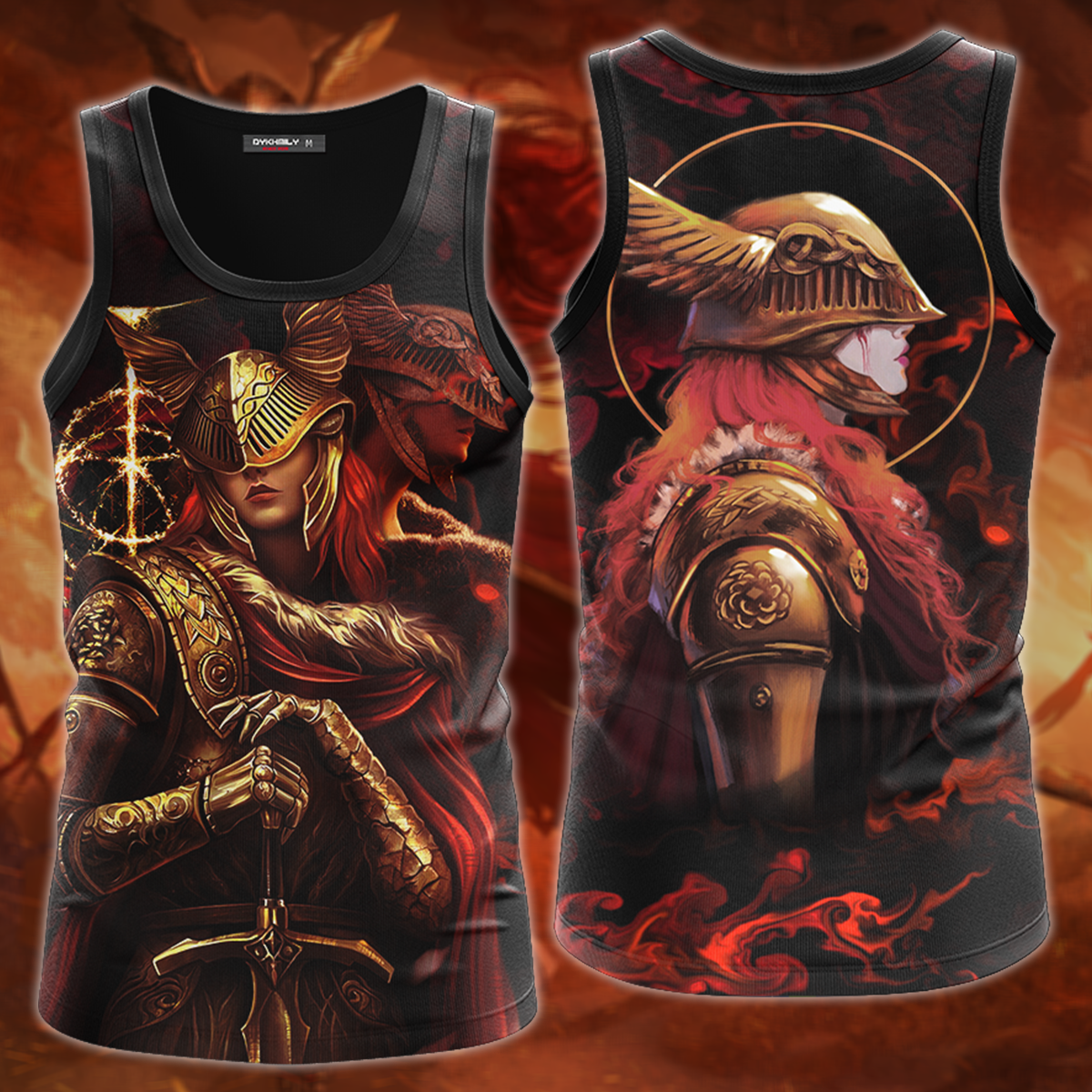 Elden Ring Malenia Blade of Miquella Video Game 3D All Over Print T-shirt Tank Top Zip Hoodie Pullover Hoodie Hawaiian Shirt Beach Shorts Jogger Tank Top
