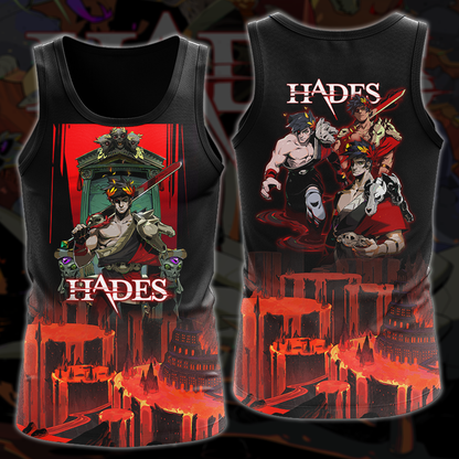 Hades Video Game 3D All Over Print T-shirt Tank Top Zip Hoodie Pullover Hoodie Hawaiian Shirt Beach Shorts Jogger Tank Top
