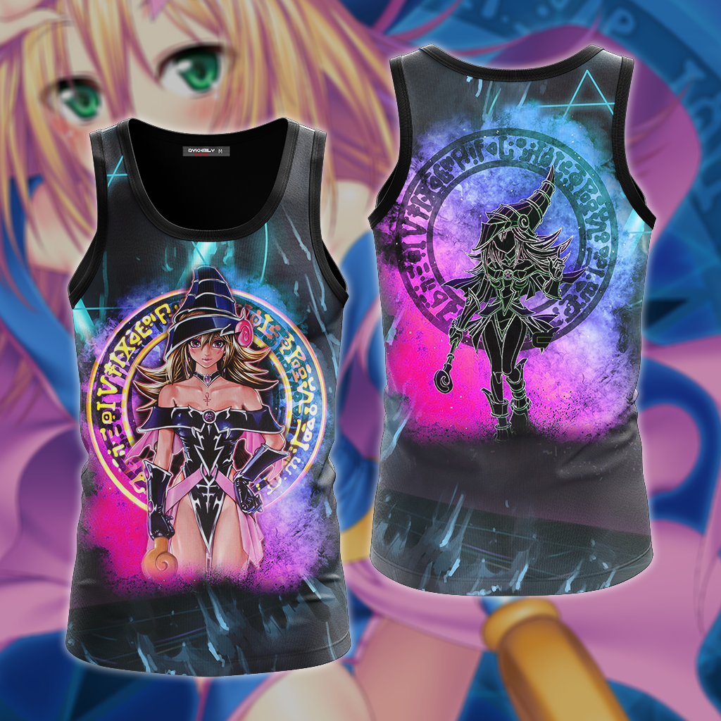 Yu-gi-oh! Dark Magician Girl 3D All Over Print T-shirt Tank Top Zip Hoodie Pullover Hoodie Hawaiian Shirt Beach Shorts Jogger Tank Top